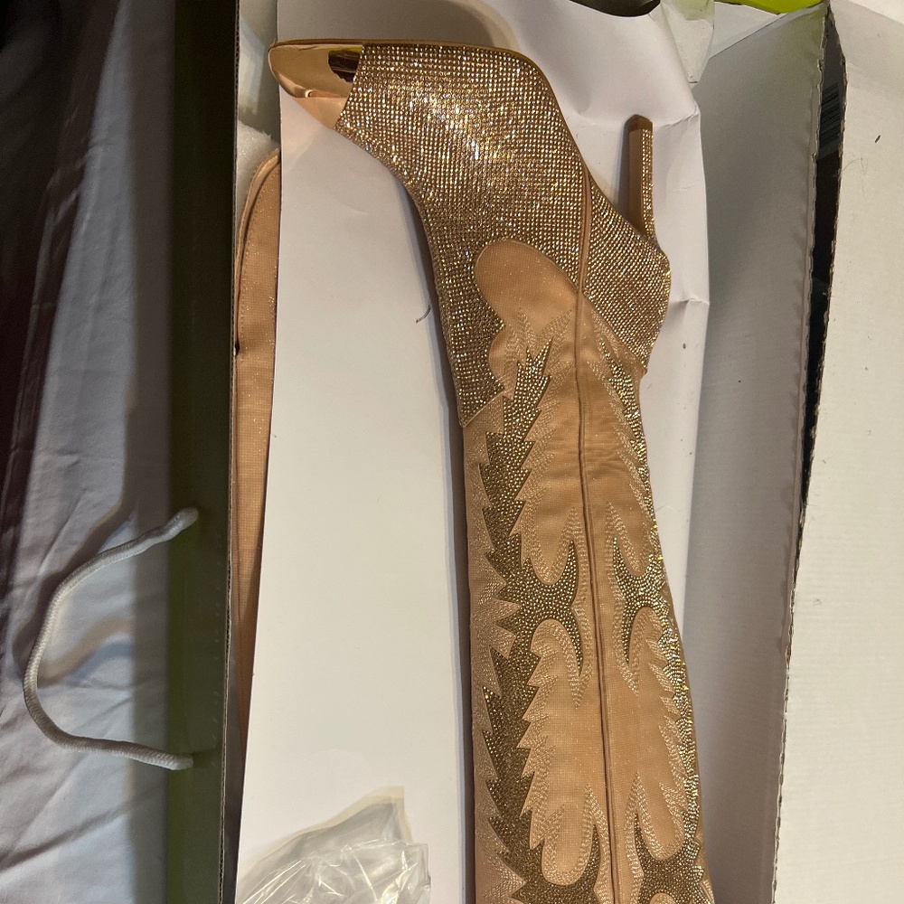 Rhinestone Boots